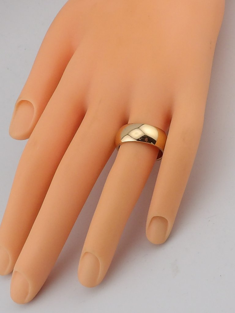 Vintage Edforce Stainless Steel Band Ring